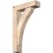Ekena Millwork Thorton Block Smooth Bracket w/ Offset Brace, Douglas Fir, 5 1/2"W x 20"D x 32"H BKT0604X20X32THR05SDF - alternate 1